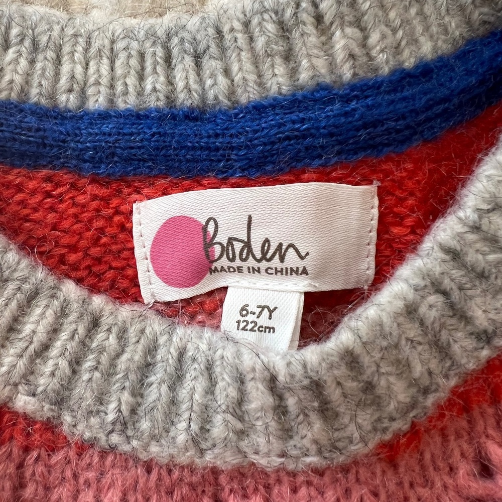 Mini Boden Striped Sweater in Excellent Condition - Picture 2 of 2